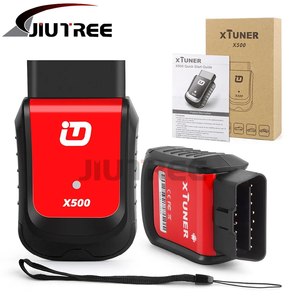 Автомобильный диагностический сканер JIUTREE xтюнер X500 VPecker универсальный OBD2