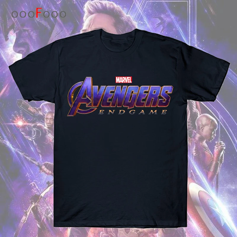 2019 Neweset Avengers Endgame T Shirt Men/women Ironman Captain America End Game T-shirt Superhero Custom TShirt Male Female