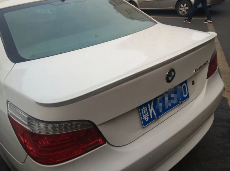 Спойлер для BMW E60 высокое качество ABS материал заднее крыло автомобиля спойлер E60M5