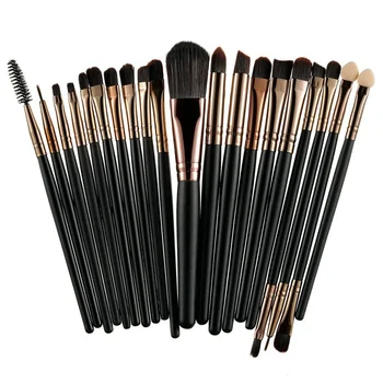 

ROSALIND 20Pcs Professional Makeup Brushes Set Powder Foundation Eyeshadow Make Up Brushes Cosmetics Soft Synthetic Hair