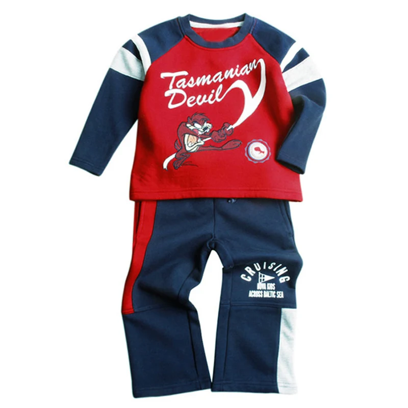 

24Months Fleece Boys Set Warm Children Suit Sports Sets for Kids Fashion Baby Boys Clothing