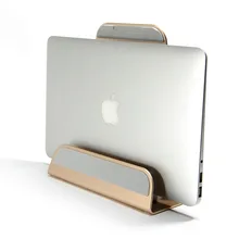2 In 1 Function Aluminum Alloy Firm Bracket for Macbook Air Pro Retina 11 12 13 15 Vertical Base Stand for IPAD PC Cooling Stand