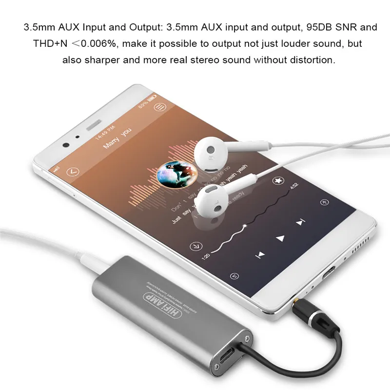 LEORY Mini 3 5mm Headphone Earphone Amplifier HiFi Stereo Audio AMP for Cellphone