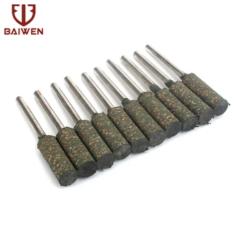

10-100Pcs 6mm Rubber Grinding Head Abrasive Rotary Tool Dremel Accessories Used for precision grinding and polishing