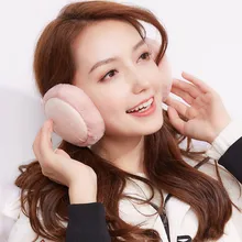 Теплые наушники зимняя женская сумка для ушей защита для ушей плюс бархатные ветрозащитные складные плюшевые модные наушники