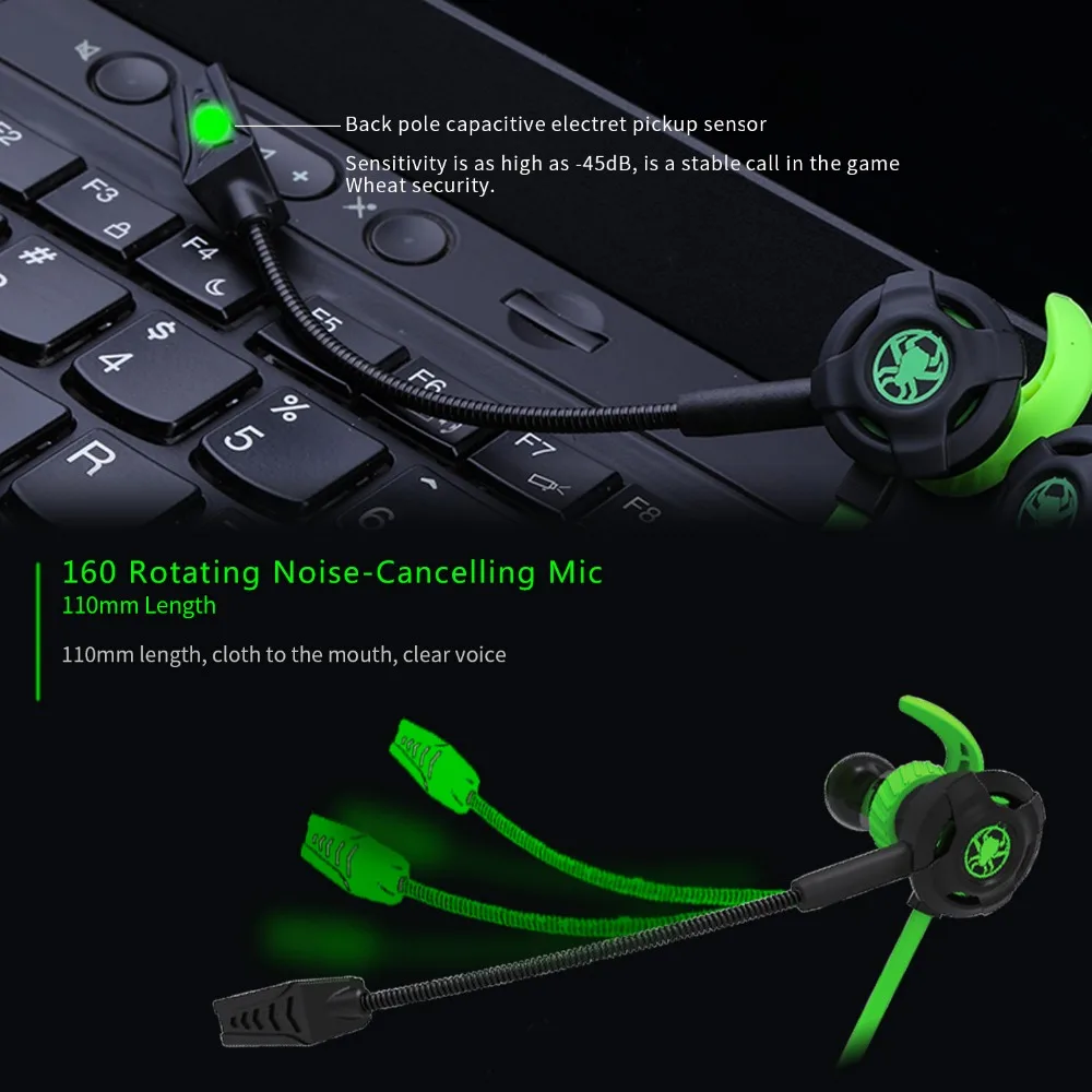 Cancelamento de Ruído Fone de Ouvido com Microfone Gaming Headset Gamer Computador Cuffie Estéreo Baixo Grande pk Razer Hammerhead v2 Pro G30 pc - Image 2