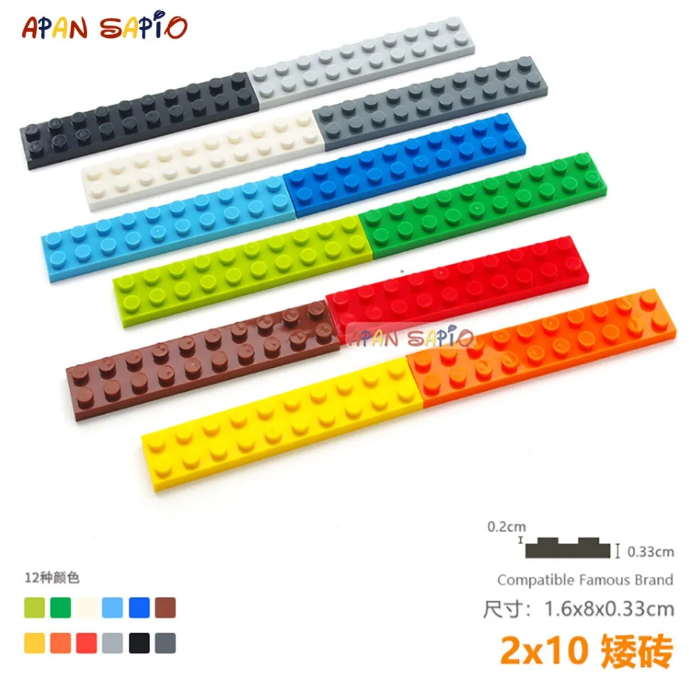 

DIY blocks mini building blocks brick toys 2X10 6pcs/lot educational blocks toys for Children Compatible legoeING