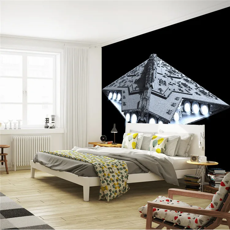 Star Wars Wall Murals custom wallpaper picture - more detailed picture about 3d Star Wars Wall Murals custom wallpaper picture - more detailed picture about 3d