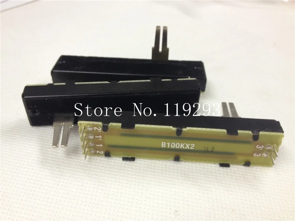PROD 2050937332 [bella]Taiwan ALPHA 7.3 cm slide potentiometers double
B100K B100KX2 20MM split shaft--10PCS/LOT