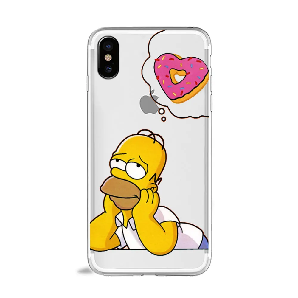 Homer J Simpson смешной Барт Симпсон Coque мультфильм чехол для телефона для huawei p30 p20 p10 lite P8 P9 mate 10 20 lite ТПУ силиконовый чехол - Цвет: tpu A1270