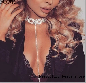 

CCOR NEW Exaggerated Choker Necklace Popular multilayer Flower necklace with rhinestone for Women&Girls, 1PCS, DXL21