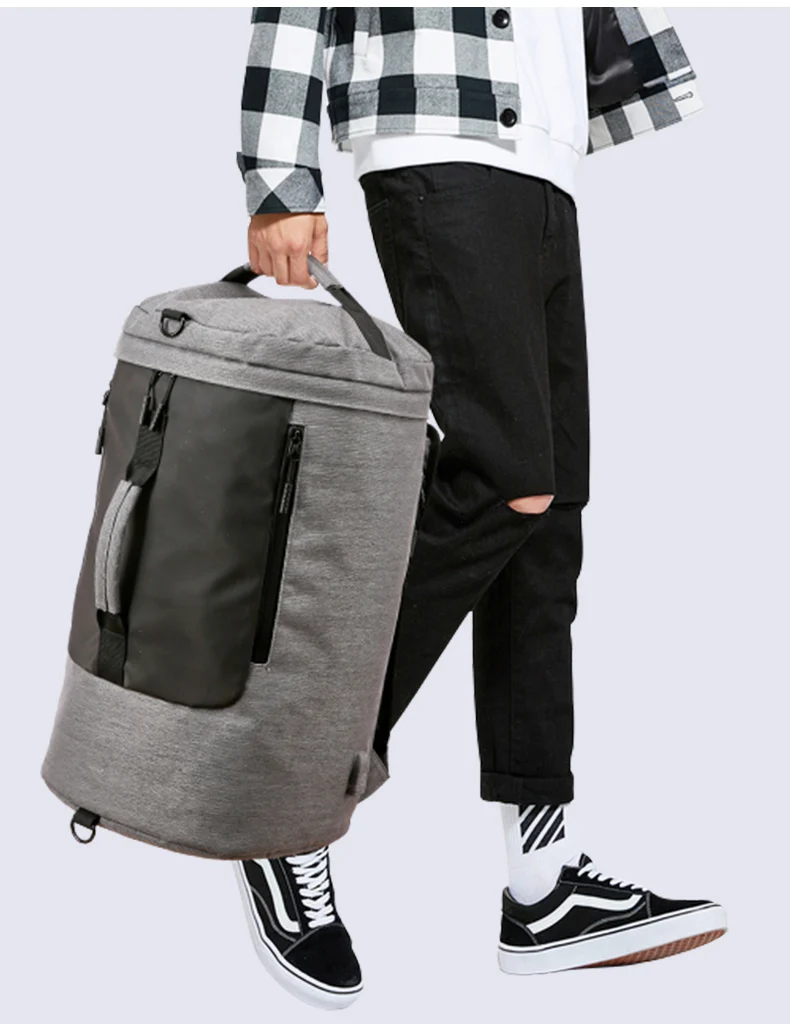 35L Многофункциональный тренировочный рюкзак для спортзала, баскетбольная сумка, usb зарядка, дорожная сумка, спортивная сумка для занятий спортом на открытом воздухе, сумка-ведро для фитнеса XA930WD