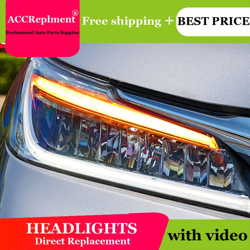 

car styling For Honda accord 2016 headlights angel eyes 2016 For Honda accord LED light bar Q5 bi xenon lens h7 xenon