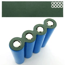 100 шт 1S 18650 литий-ионная прокладка для изоляции аккумулятора бумажная ячменная Батарейная упаковка ячейка изоляционный клей патч электрод изолированные прокладки