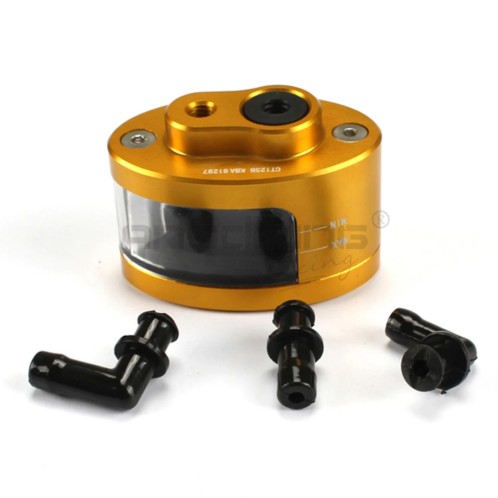 motorcycle aluminium rear brake clutch reservoir pump fluid tank For