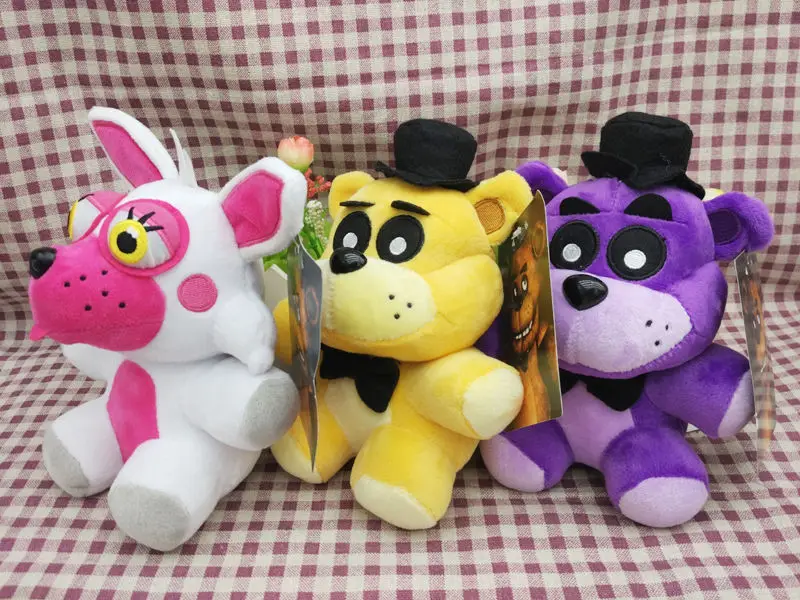 3 шт. FNAF Five Nights at Freddy's Golden медведь Фредди Shadow Freddy Mangle плюшевый|mangle plush|freddy bearfive nights