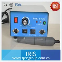 Микродвигатель для зуботехнической лаборатории ручной кусок высокой скорости 45000 об/мин микромотор ручной кусок полировки ESK-F2000/SH37LN/M45/SM45C