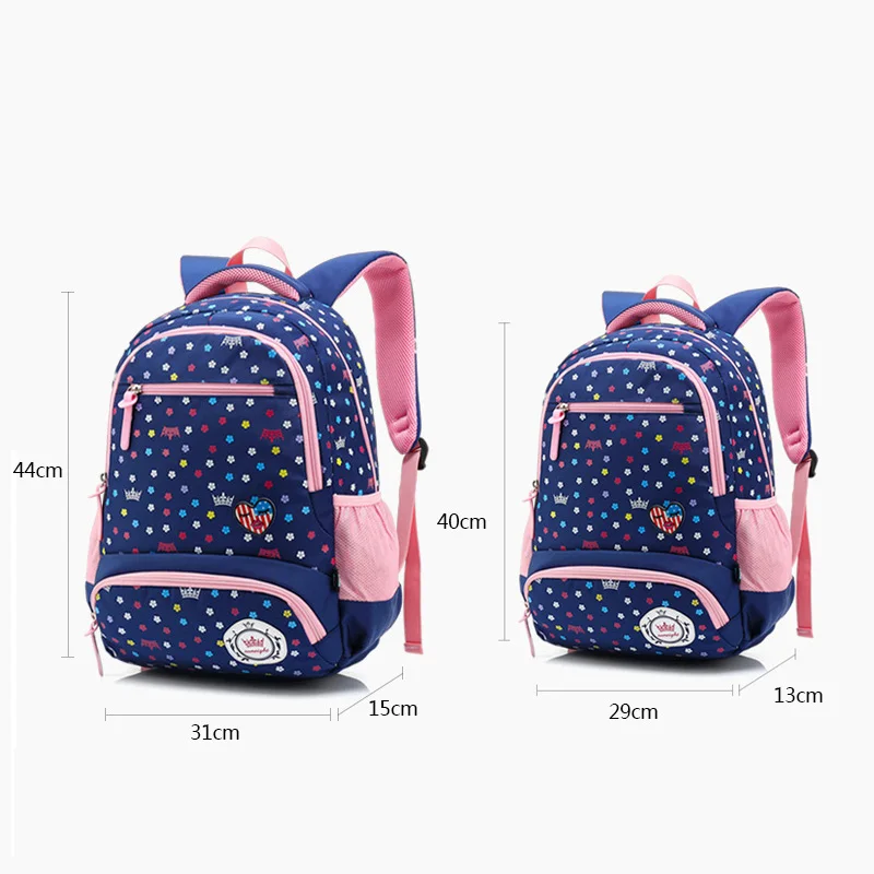 SUN EIGHT Schoolbag Waterproof School Backpacks For Girl Large Capacity Travel Kids Backpack Children School Bags 4 Color 2 Size