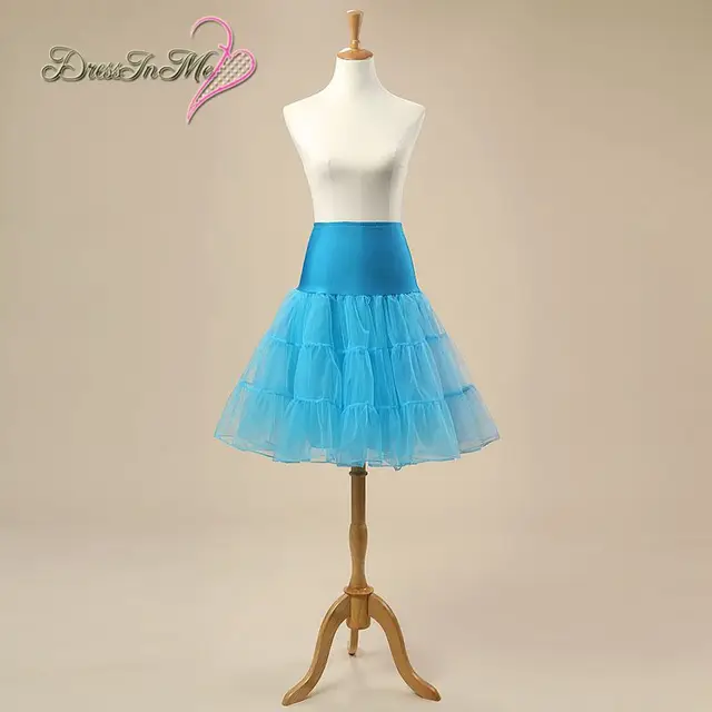 Noir jaune rose rouge Aqua bleu jupe courte Crinoline pour ...