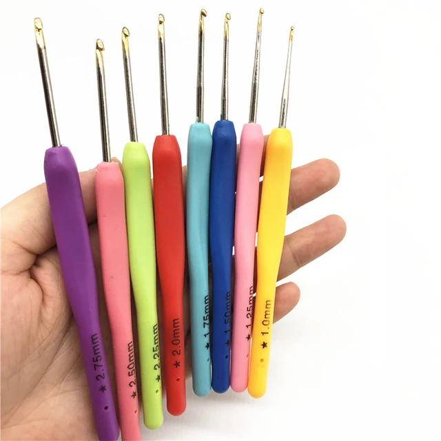 Weave Craft Plastic Crochet Hooks Yarn Knitting  1 Crochet Hook Sewing  Needle - 8pcs - Aliexpress