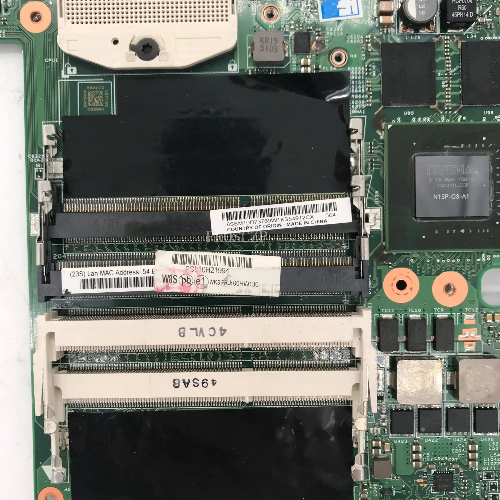 Бесплатный shippingFor ThinkPad W540 W541 Материнская плата ноутбука 12291-2 48.4LO13.021 FRU 00HW130 совместимость