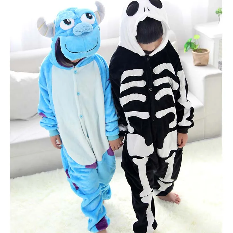 Животное косплей лиса кигуруми костюм унисекс мультфильм лев Onesie Девочки Мальчики животное Свободный комбинезон, пижамы, ночное белье комбинезон