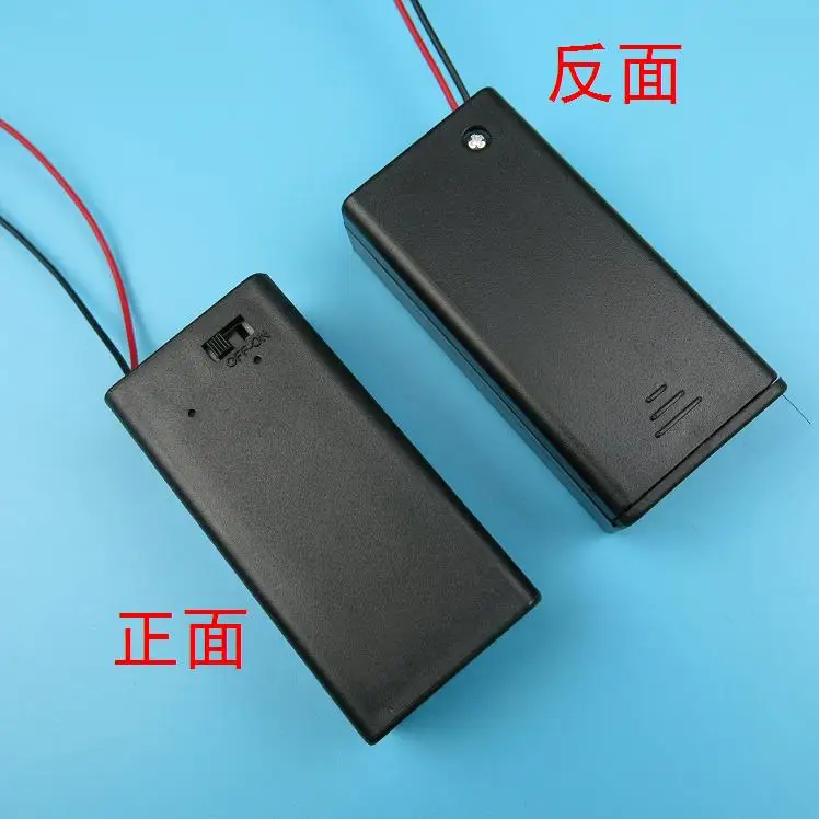 Battery Holder Box Case 9V With Wire Lead ON-OFF Switch And Cover | 9V