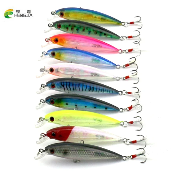 HENGJIA 10pcs Wobbler Fish Fishing lures china fit Fishing tackle