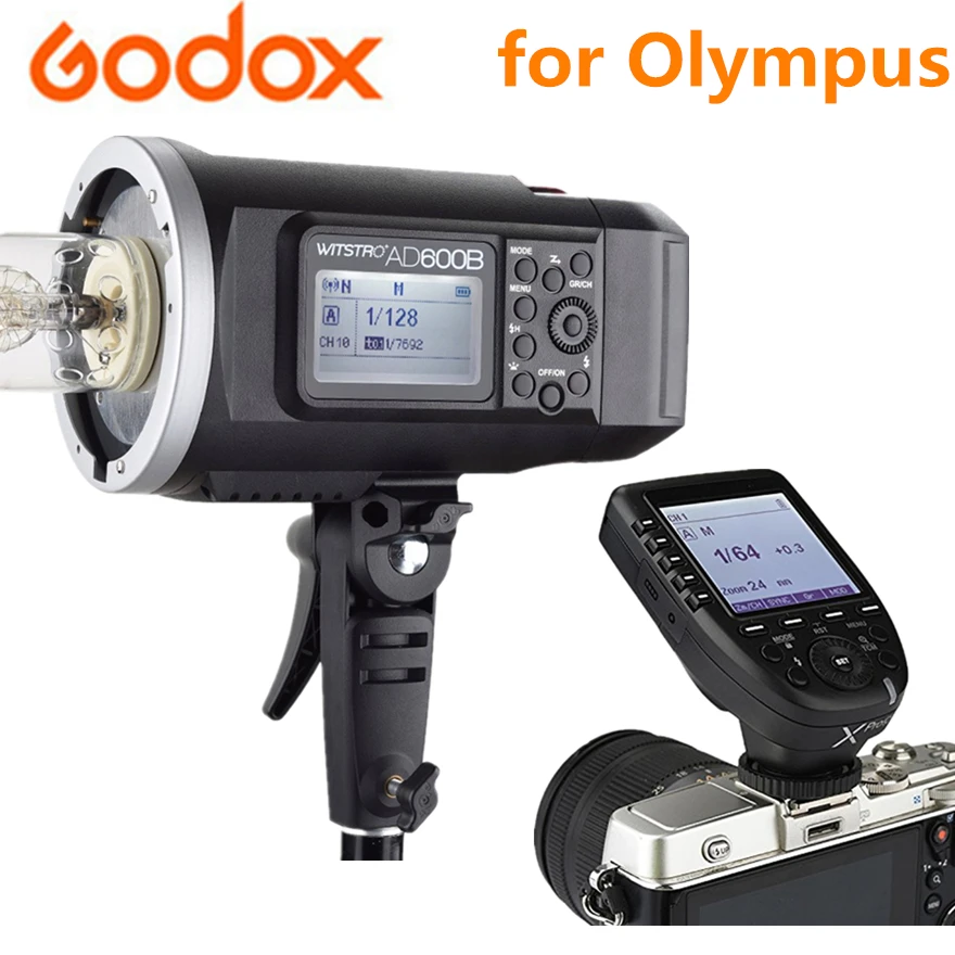 

Godox XPRO-O transmitter + AD600B HSS TTL Bowens Mount 2.4G X System 8700mAh Li-Battery Outdoor Flash for Olympus Camera