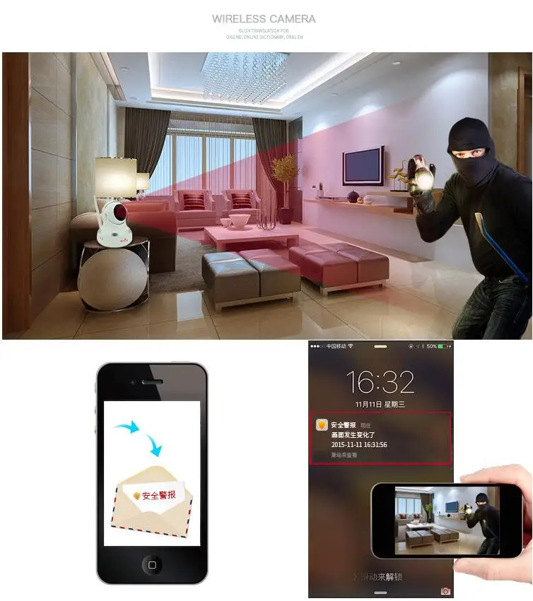 ip camera with motion detection