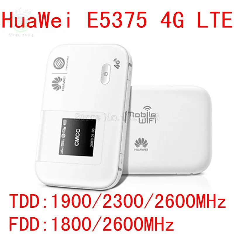 

Unlocked Huawei E5375 150Mbps 4g Wifi Router 4g lte pocket mifi dongle 4g modem TDD 1900/2300/2600 pk e5372 e5776 e3276 e589