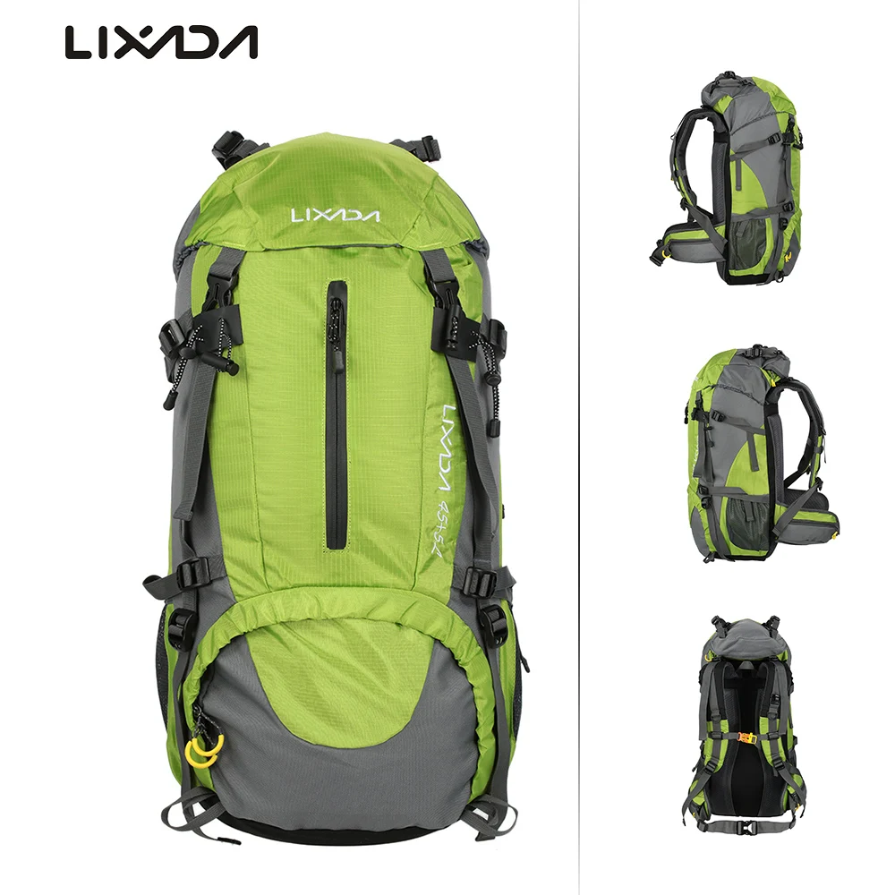 Lixada 50L открытый спортивный рюкзак Водонепроницаемый походный дорожный рюкзак для альпинизма походный рюкзак с дождевиком