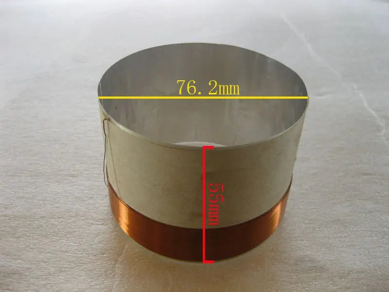 1 шт. ID: 76,2 мм " белый глиноземистый 8 Ом НЧ-динамик низкочастотный динамик спикер voice coil