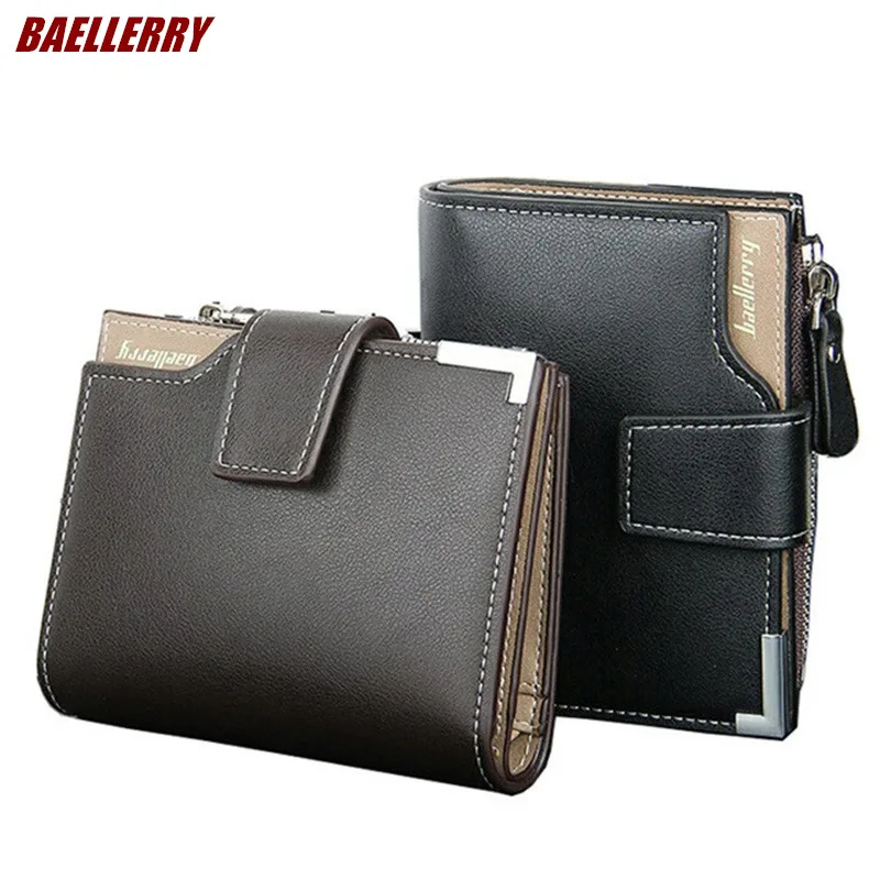 2017 baellerry business short wallets leather brand Men wallets