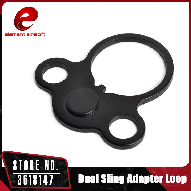

Element Hunting Accessories Tactical End Plate Sling Mount Ambidextrous Dual Sling Adapter Loop Rear CY205