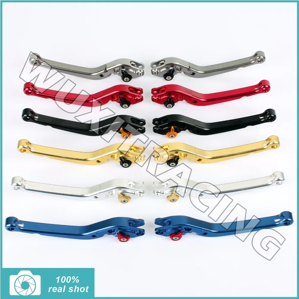 

Adjustable CNC Billet Alu Long Folding Adjustable Brake Clutch Levers for YAMAHA FZ6 FAZER 1997-2003 1998 1999 2000 2001 2002