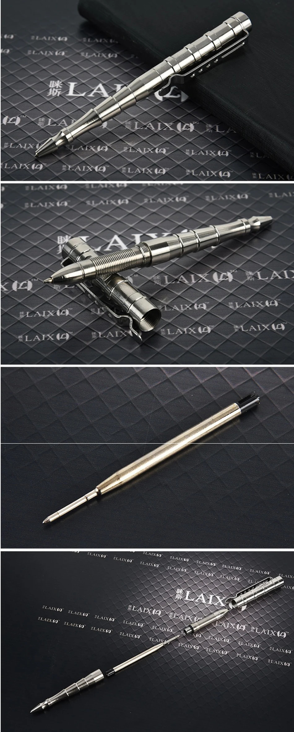 Портативная наружная тактическая ручка для самообороны, аварийный стеклянный выключатель, EDC инструмент для личной безопасности женщин из нержавеющей стали