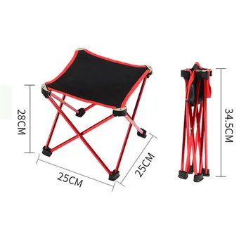 

2018 Outdoor Portable Folding Camping Hiking Fishing Picnic BBQ Stool Chair Safety & Survival Z816