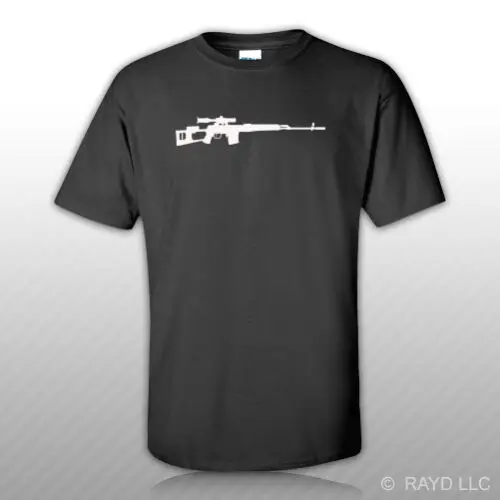Dragunov Sniper Rifle Tee Shirt Summer Style New T Shirt Men O-Neck Tops Tees Summer Metal T Shirts