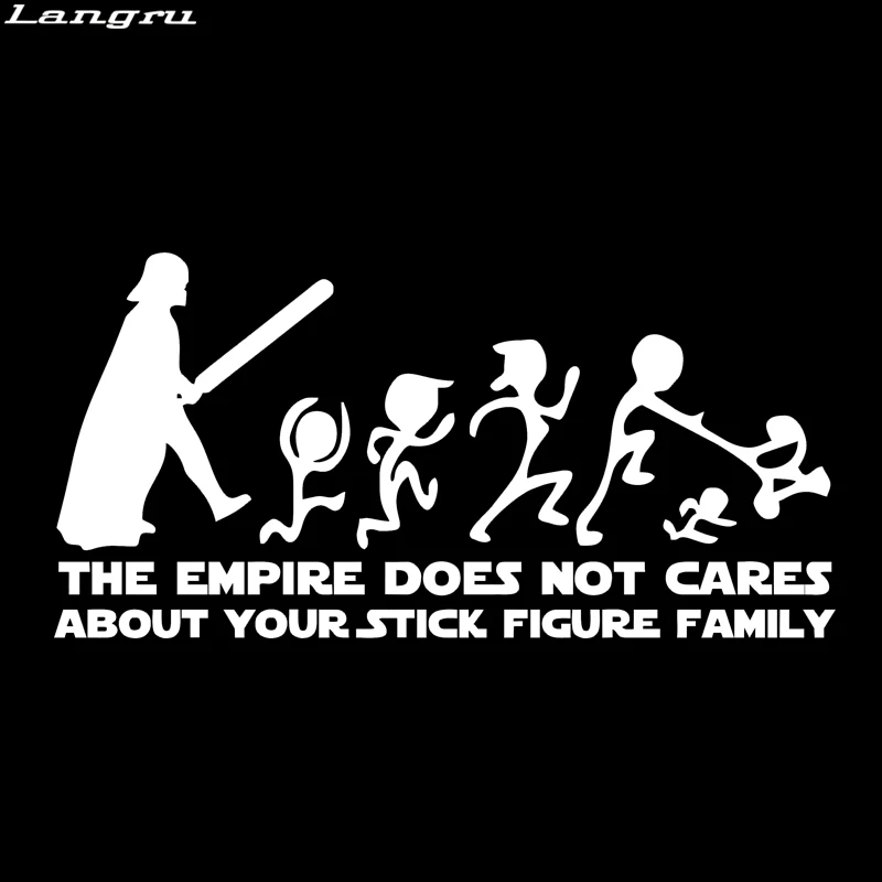 Виниловая наклейка Langru The Empire аксессуары для автомобиля стикеры Звездных войн