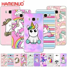 HAMEINUO Радужный Единорог чехол для телефона Samsung Galaxy J1 J2 J3 J5 J7 MINI ACE prime