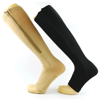 

Zipper Varicose Compression Socks Supports Brace Legging Slimming Stocking Prevent Varicose Veins Leg Shapper Socks S/M/L/XL/XXL