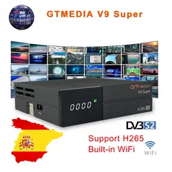 Лучший 1080 P DVB-S2 GTmedia V9 супер CCcam цлайн Испания Европа цифровое спутниковое телевидение приемник же GTmedia V8 Nova Freesat V9 супер