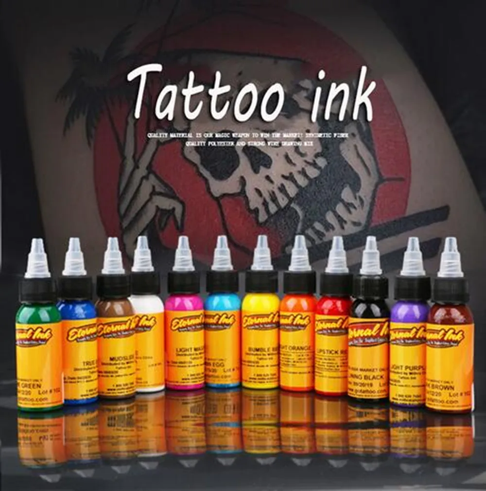 

ouxinli Tattoo Eternal Tattoo Ink Set 25 Colors Set 1oz