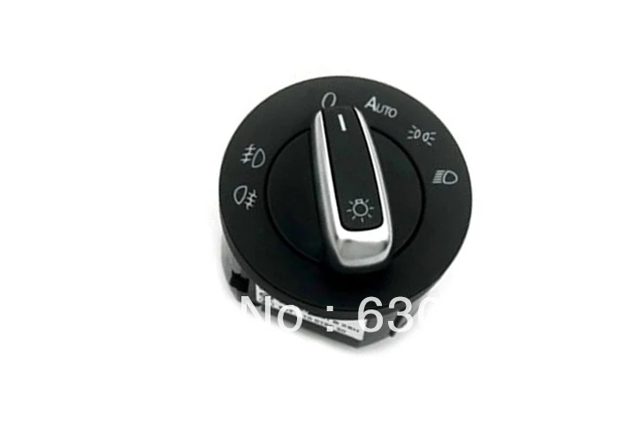 Chrome Headlight Switch AUTO For For VW Volkswagen Golf Jetta MK6
