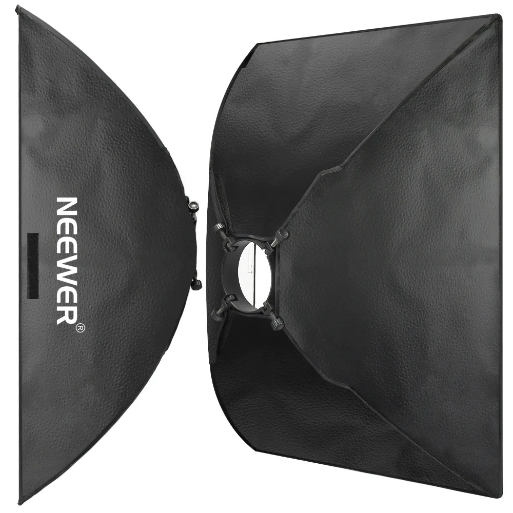 Neewer 50 см х 70 см/2" х 28" Квадрат Фотография Шатра Света Фото Softbox Лайт-Бокс универсальное Крепление(Софтбокс только