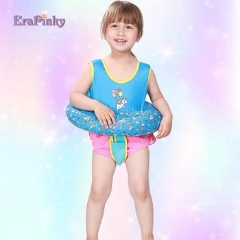 

Erapinky Deluxe Unicorn Swim Ring Vest Swimsuit Baby Girls Kids Life Vest Life Jacket Toddler Pool Float Vest Children Swimwear