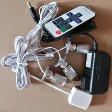 Светодиодный мини-прожектор шкаф СВЕТОДИОДНЫЙ управляемый прожектор лампа витрина вниз Контроллер освещения распределительная коробка DC 12 V 1,5 W теплый белый