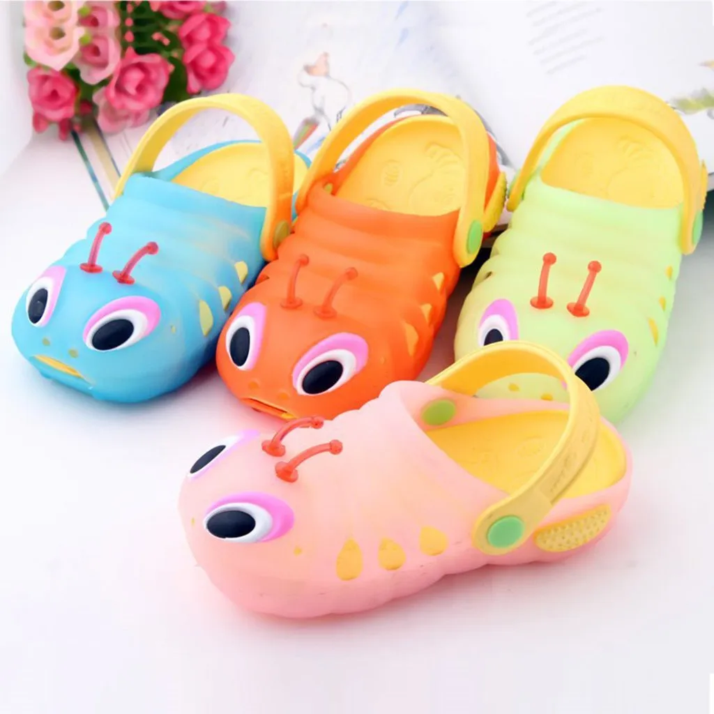 Summer Slippers Toddler Baby Boys Girls Cartoon Beach Sandals Flip Shoes Kids Boy Girl Animal Cute Fashion Slipper For 3M-5T kid