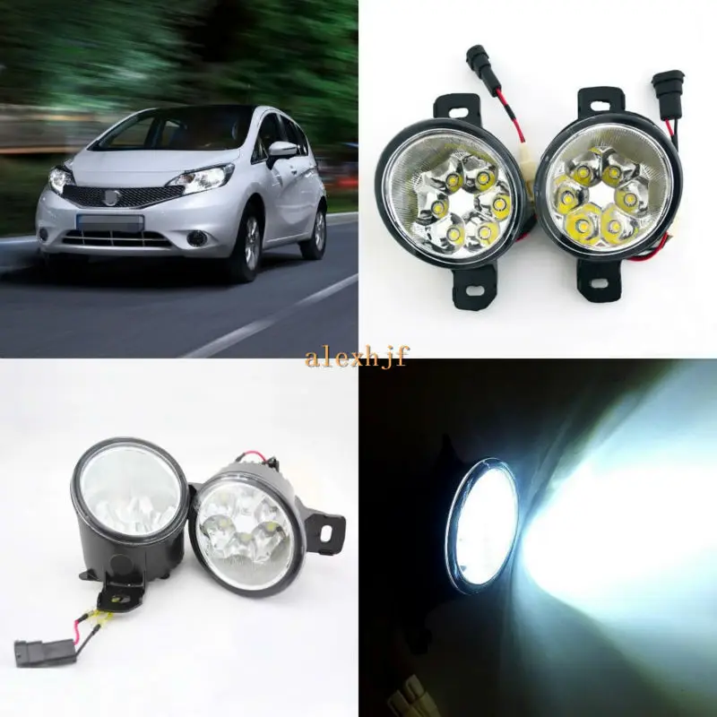 July King 18W 6LEDs H11 LED Fog Lamp Assembly Case for Nissan Note 2014~ON, 6500K 1260LM LED Daytime Running Lights цена July King 18W 6LEDs H11 LED Fog Lamp Assembly Case for Nissan Note 2014~ON, 6500K 1260LM LED Daytime Running Lights цены онлайн